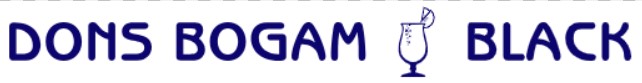 donsbogamblack.com Logo